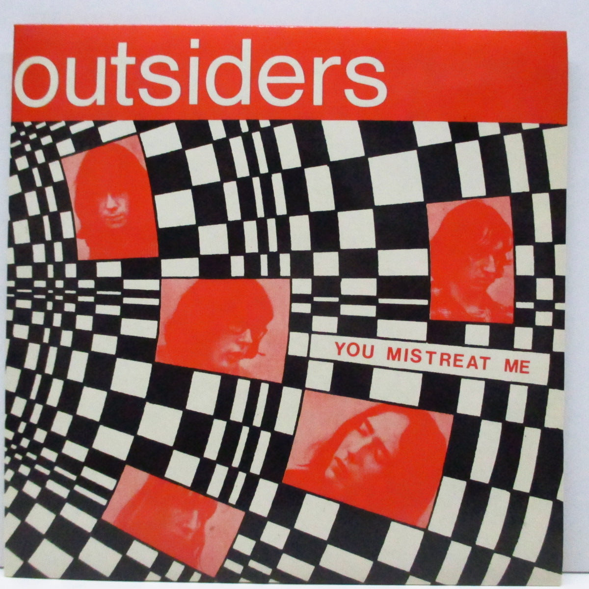 OUTSIDERS (Dutch) (アウトサイダーズ) - You Mistreat Me (Spain '88 再発 7"EP+PS)