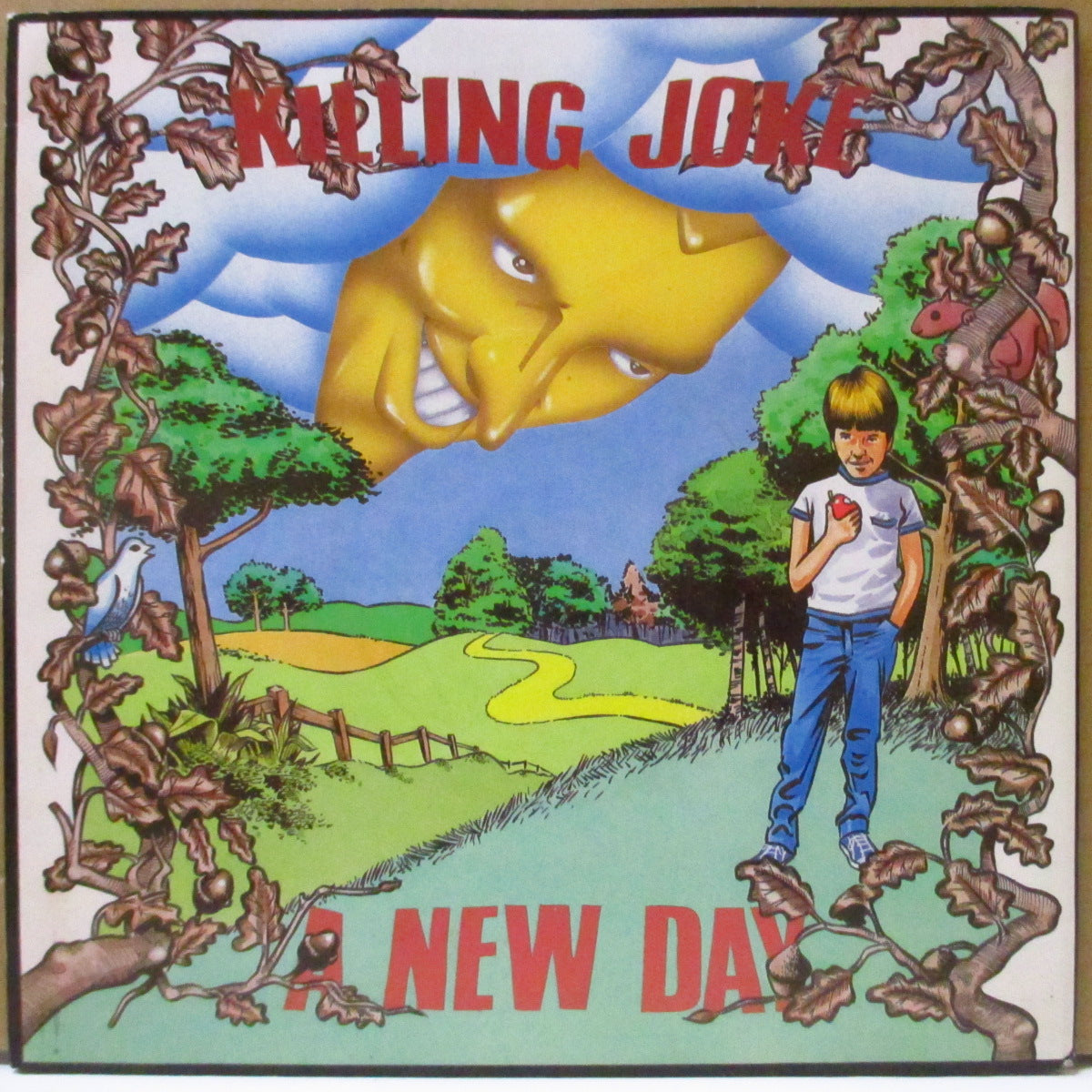 KILLING JOKE (キリング・ジョーク) - A New Day (UK オリジナル・グリーン・プラスチックラベ 7"+PS)