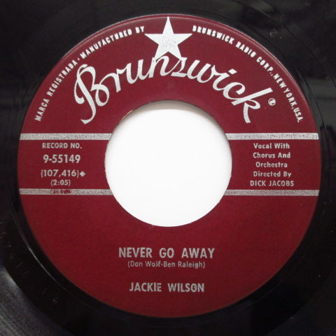 JACKIE WILSON (ジャッキー・ウィルソン) - You Better Know It (Orig.)