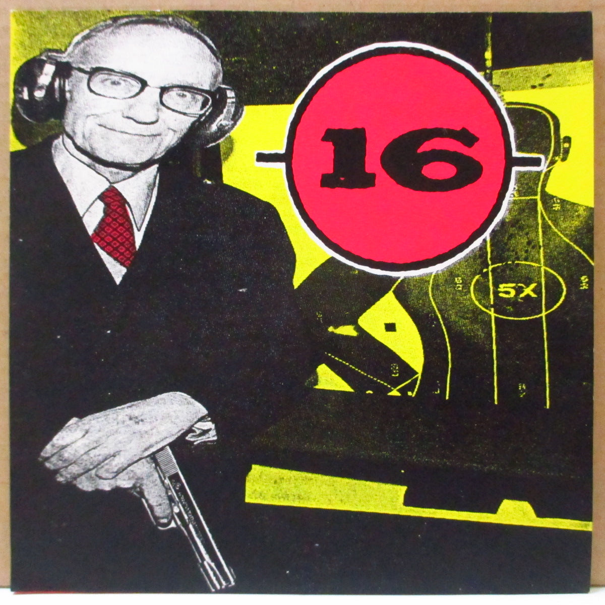 16 / AMERICAN PSYCHO BAND, THE - Powerred Milk / Cast Down (US 1,000 Limited 7"+Sticker,Inasert/Silk-Screened PS)