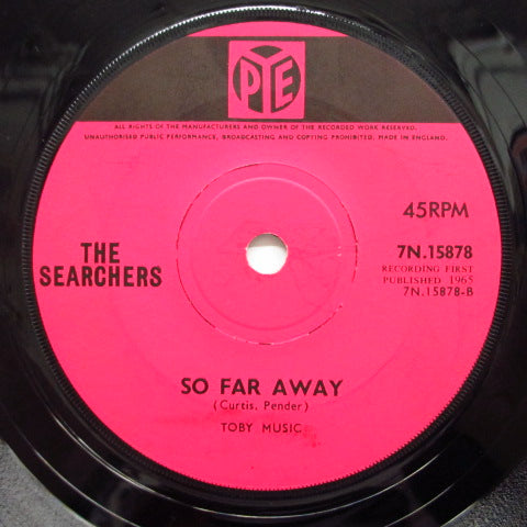 SEARCHERS (サーチャーズ) - He's Got No Love / So Far Away (UK オリジナル 7インチ)