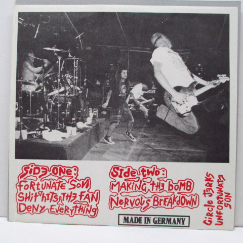 CIRCLE JERKS (サークル・ジャークス) - The Unfortunate Son (German Unofficial Red Vinyl 7")