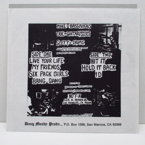 NOFX (ノーエフエックス) - Live Your Life +6 (US 90s Reissue 7")