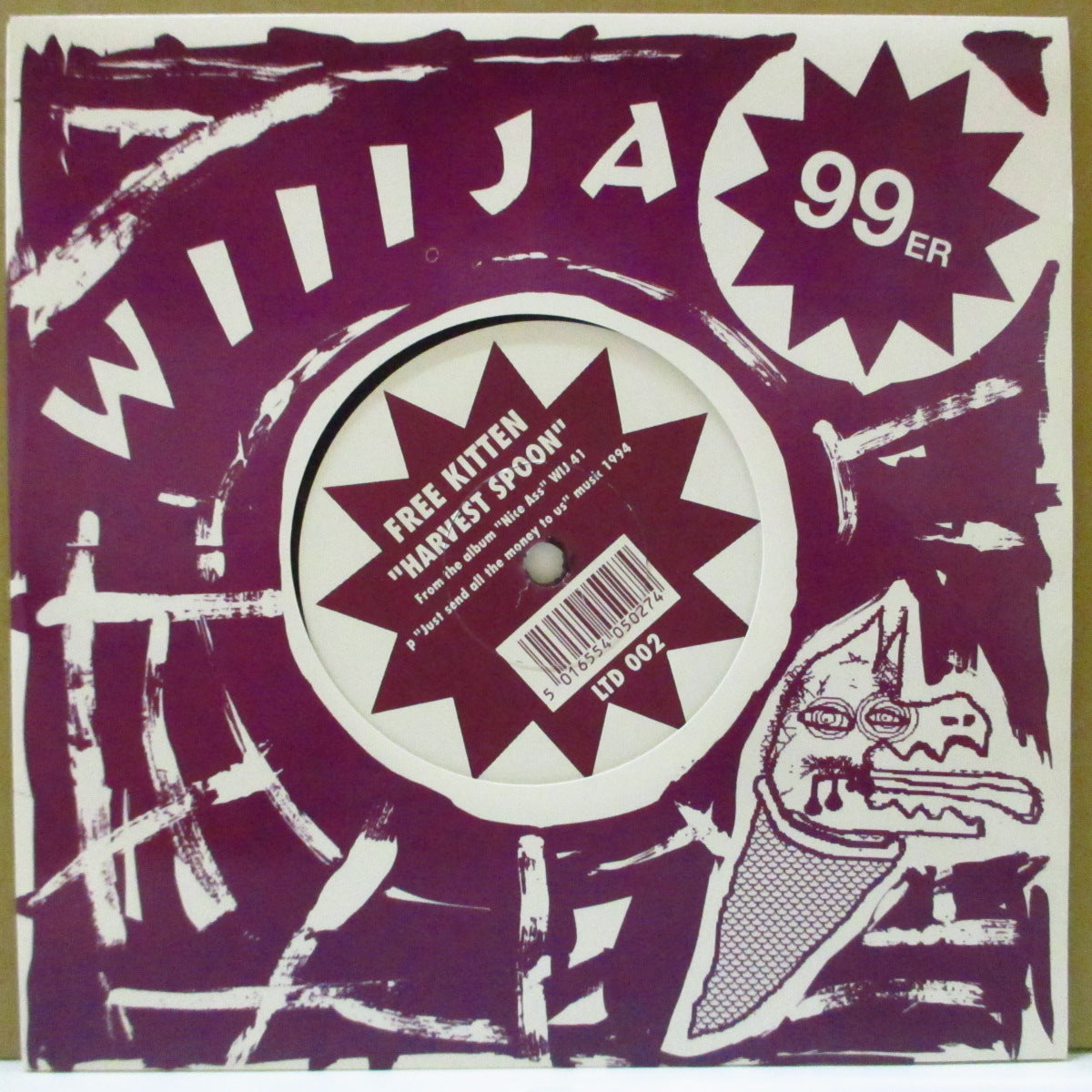 FREE KITTEN (フリー・キトゥン) - Harvest Spoon (UK Orig.1-Side 7"+CS)