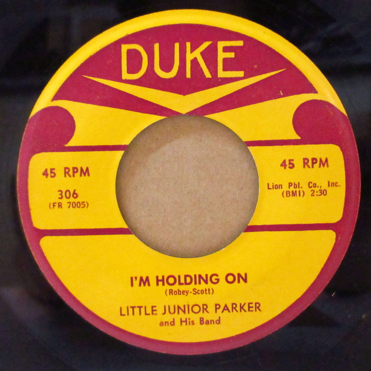 JUNIOR PARKER (LITTLE JUNIOR PARKER) (リトル・ジュニア・パーカー) - I'm Holding On (Orig)