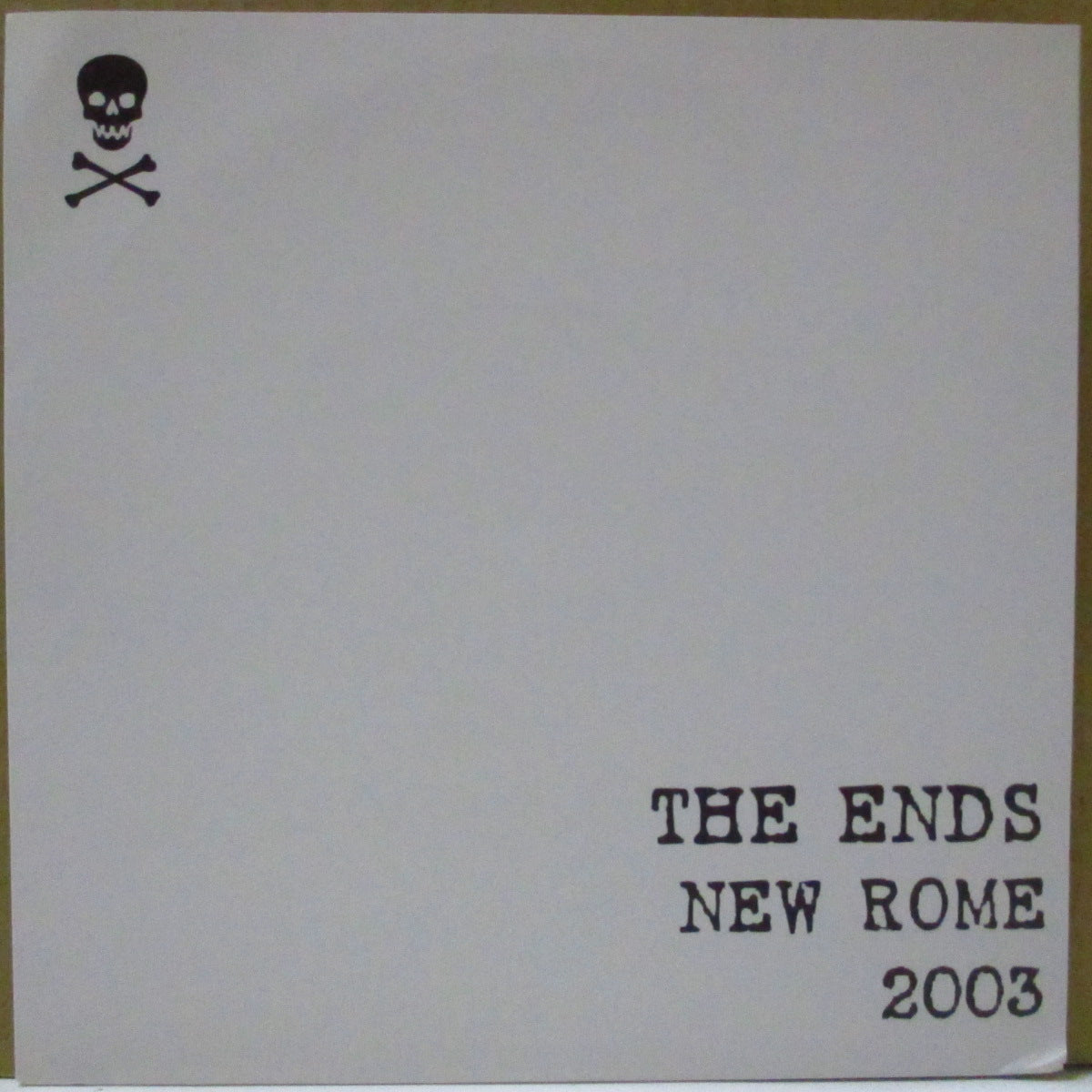 ENDS, THE (ジ・エンズ) - New Rome (US オリジナル 7")