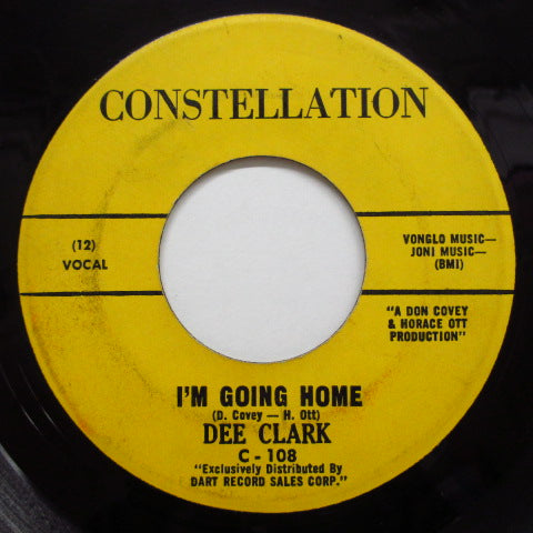 DEE CLARK (ディー・クラーク) - Crossfire Time / I'm Going Home