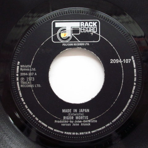 JOHN ENTWISTLE / RIGOR MORTIS - Made In Japan (UK)