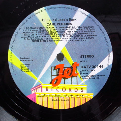 CARL PERKINS (カール・パーキンス) - O'l Blue Suede's Back (UK Orig)