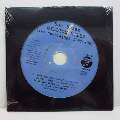 BOB DYLAN (ボブ・ディラン) - Million Miles (Live Recordings 1997-1999) (US PROMO)