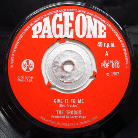TROGGS (トロッグス) - Give It To Me / You're Lying (UK)