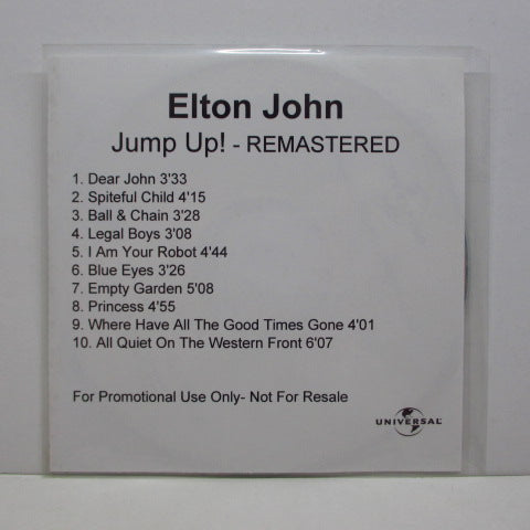 ELTON JOHN - Jump Up ! - Remastered (UK Advance Promo)