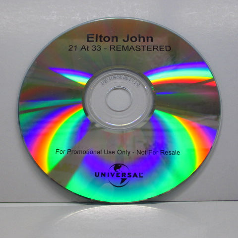ELTON JOHN - 21 At 33 - Remastered (UK Advance Promo)