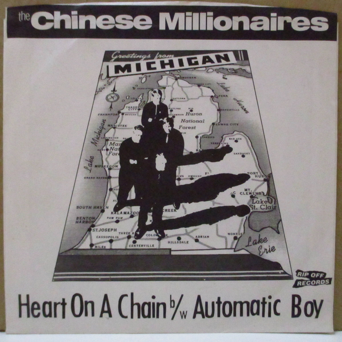 CHINESE MILLIONAIRES, THE (チャイニーズ・ミリオネアーズ) - Heart On A Chain (US Orig.1-Sided 7")
