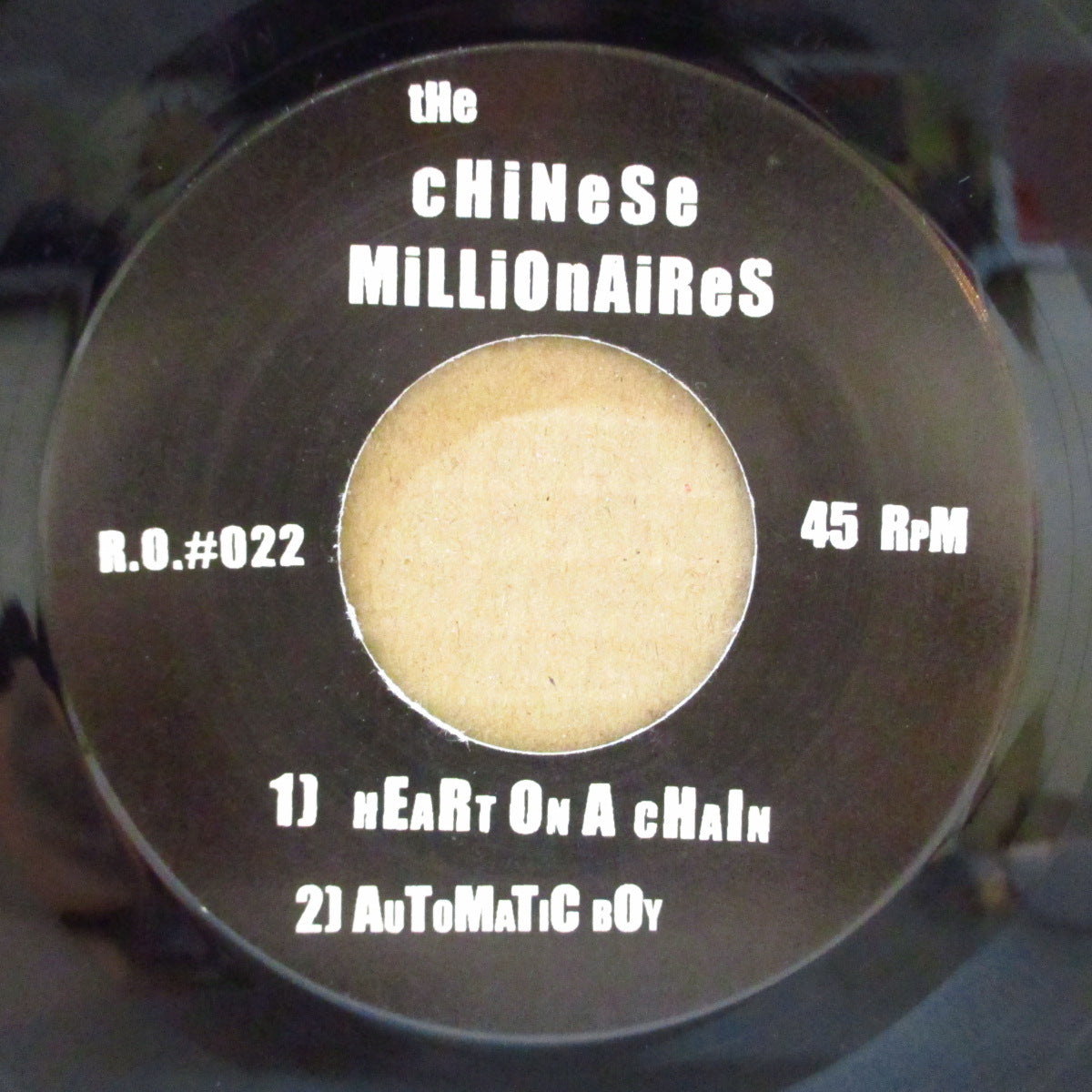 CHINESE MILLIONAIRES, THE (チャイニーズ・ミリオネアーズ) - Heart On A Chain (US Orig.1-Sided 7")