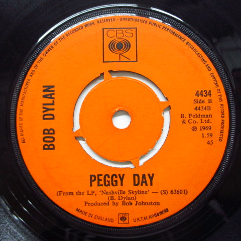 BOB DYLAN (ボブ・ディラン) - Lay Lady Lay (UK Orig.Round Center)