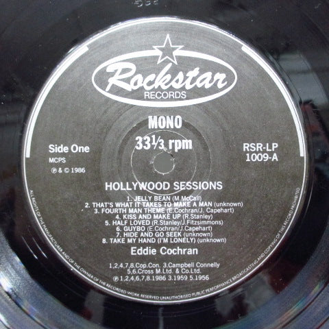 EDDIE COCHRAN (エディ・コクラン) - The Hollywood Sessions (UK オリジナル・モノラル LP) '59年スタジオ・セッション発掘音源