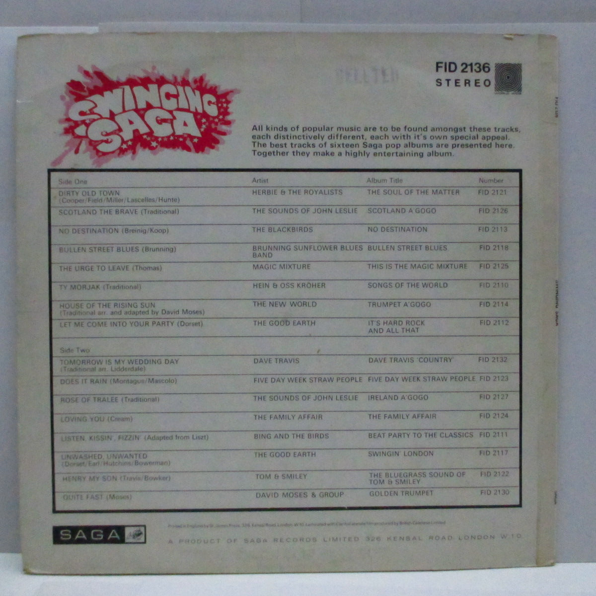 V.A. - Swinging Saga (UK Orig.Stereo LP/CS)