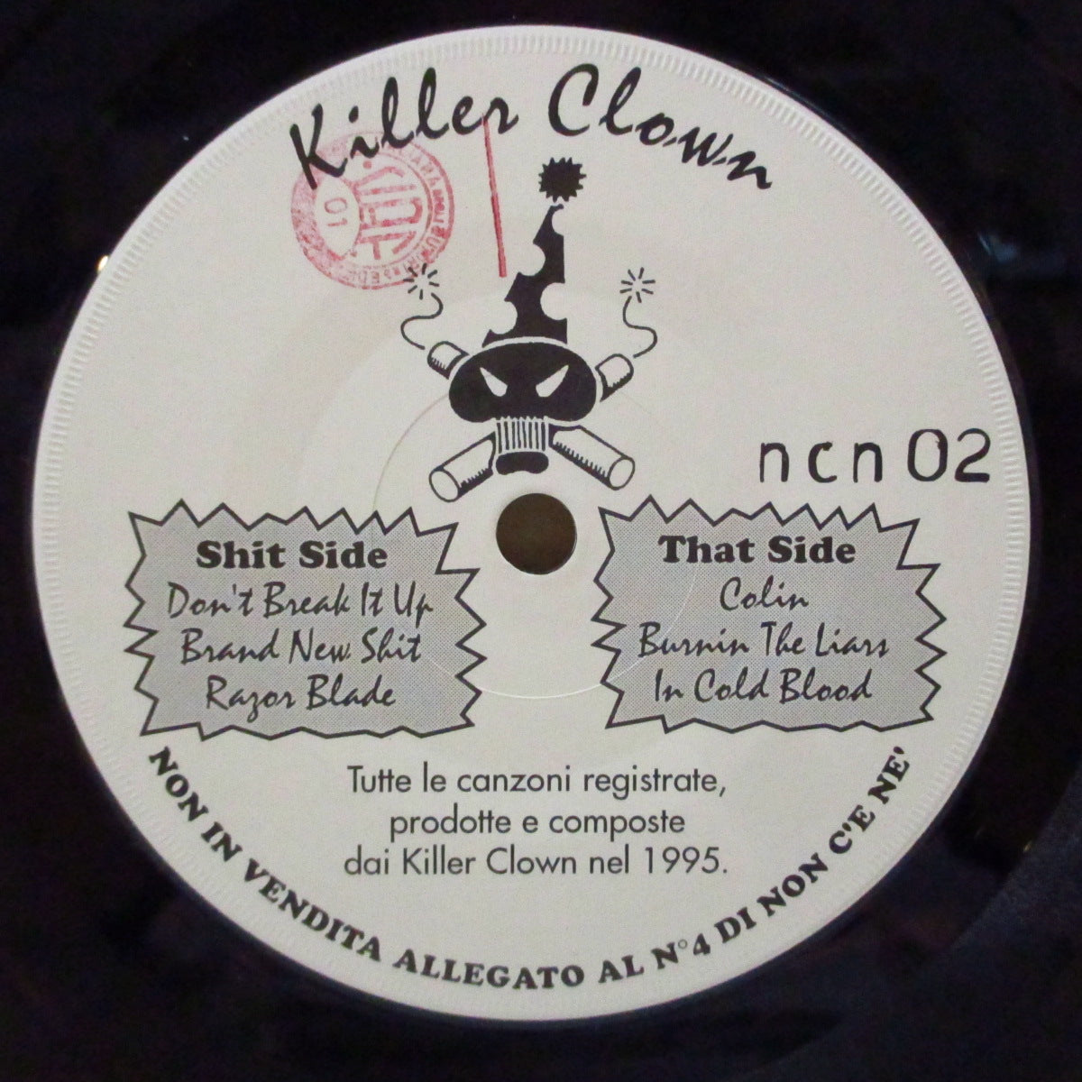 KILLER CLOWN (キラー・クラウン) - Brand New Shit! (Italy Orig.7")