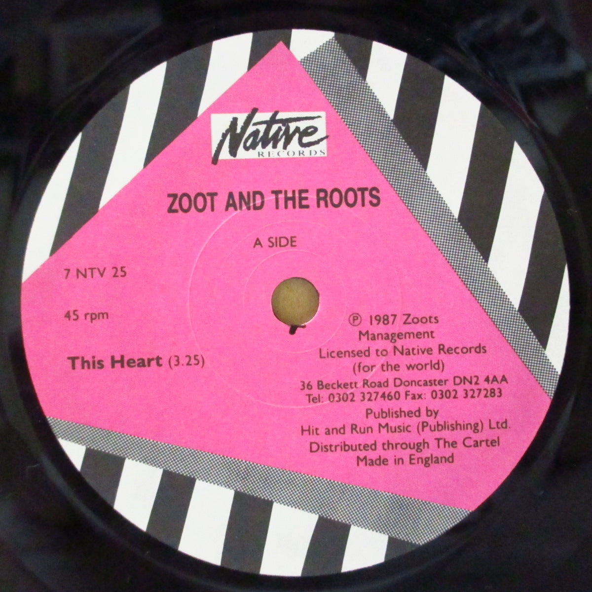 ZOOT AND THE ROOTS (ズート・アンド・ザ・ルーツ) - This Heart (UK Orig.7")