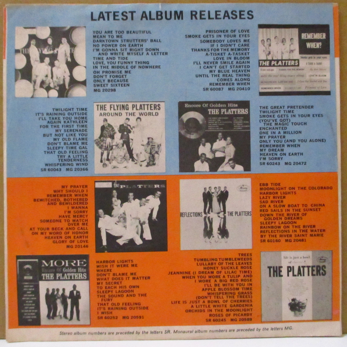 PLATTERS (プラターズ) - Trees / Immortal Love (US Orig.7"+PS)