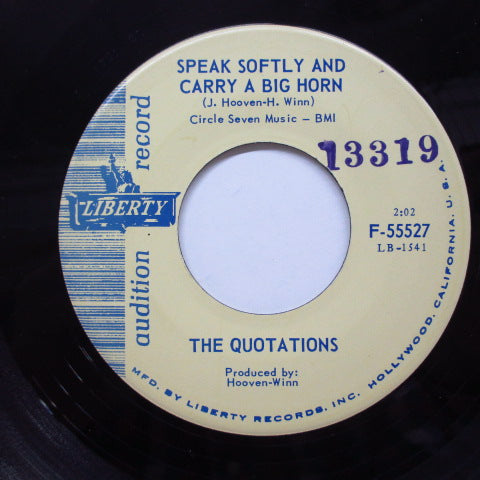 QUOTATIONS (クォーテーションズ) - Listen My Children And You Shall Hear (Liberty Promo)