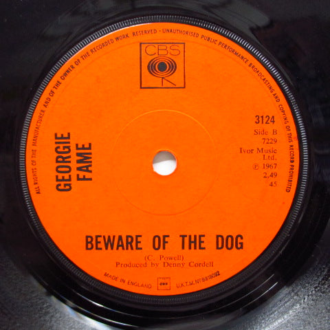 GEORGIE FAME (ジョージィ・フェイム) - Ballad Of Bonnie & Clyde (UK Orig.Flat Center)