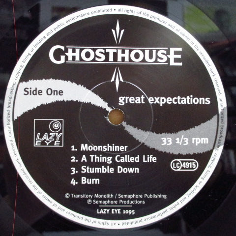 GHOSTHOUSE (ゴーストハウス) - Great Expectstions (Dutch Orig.10")