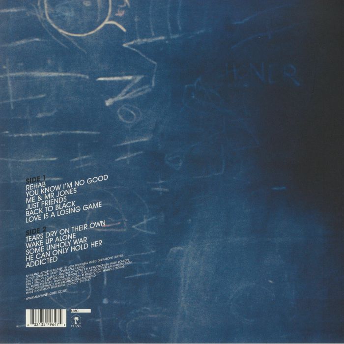 AMY WINEHOUSE (エイミー・ワインハウス) - Back To Black (EU 限定再発ピクチャー LP/NEW)