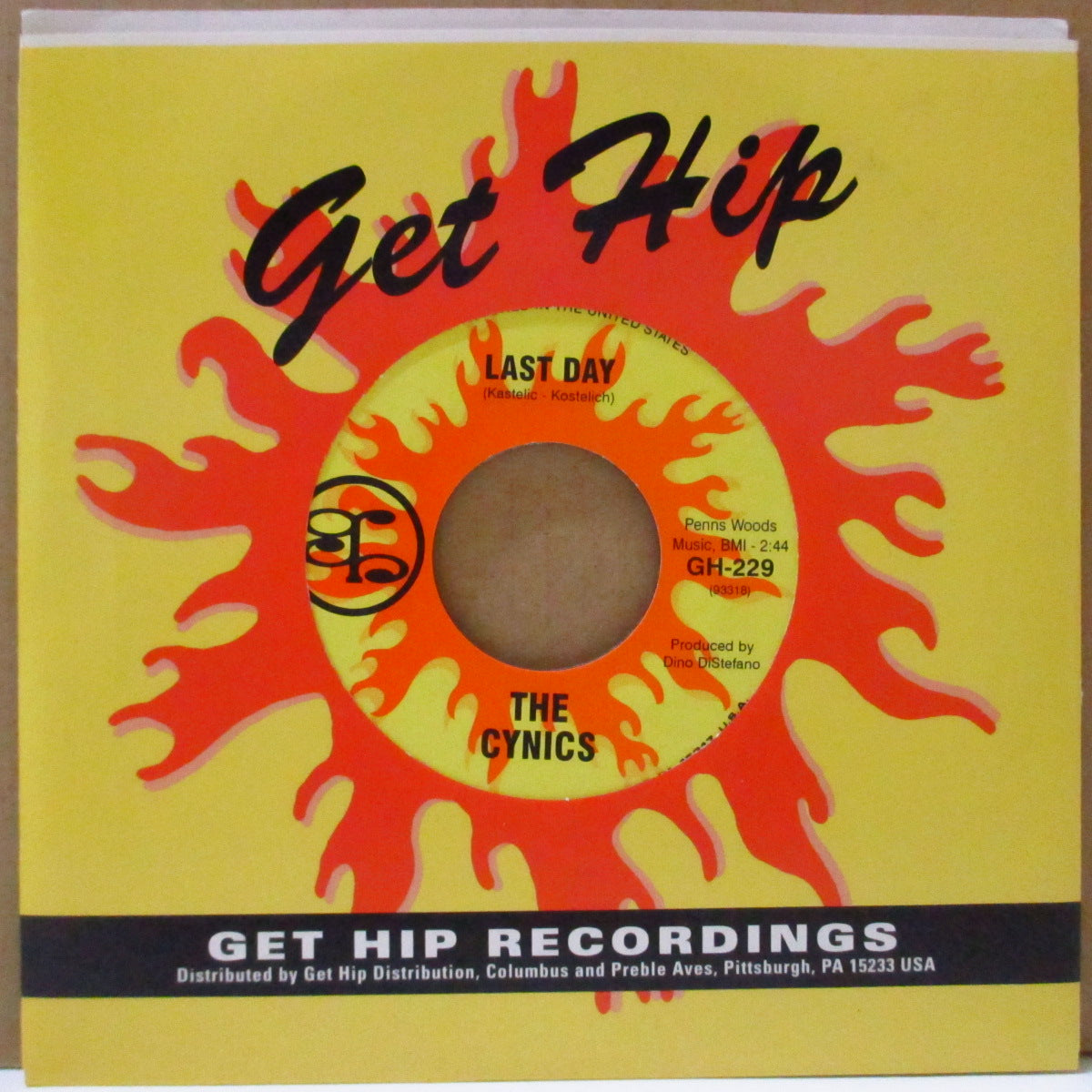 CYNICS, THE (シニクス) - Doin' Me In (US オリジナル 7"+カンパニースリーブ)