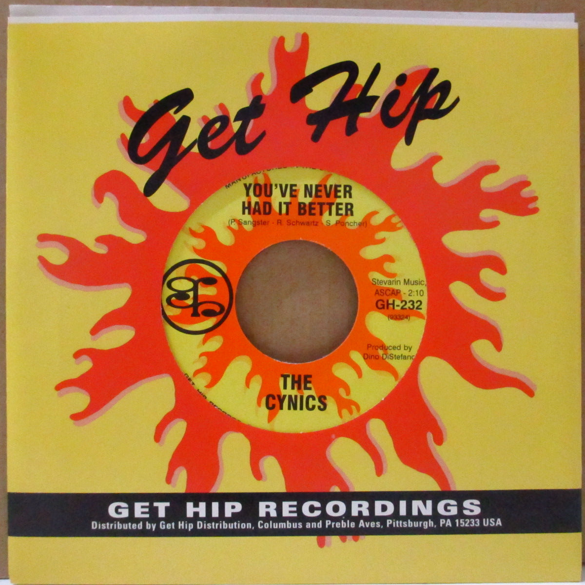 CYNICS, THE (シニクス) - Turn Me Loose (US オリジナル 7"/カンパニースリーブ)