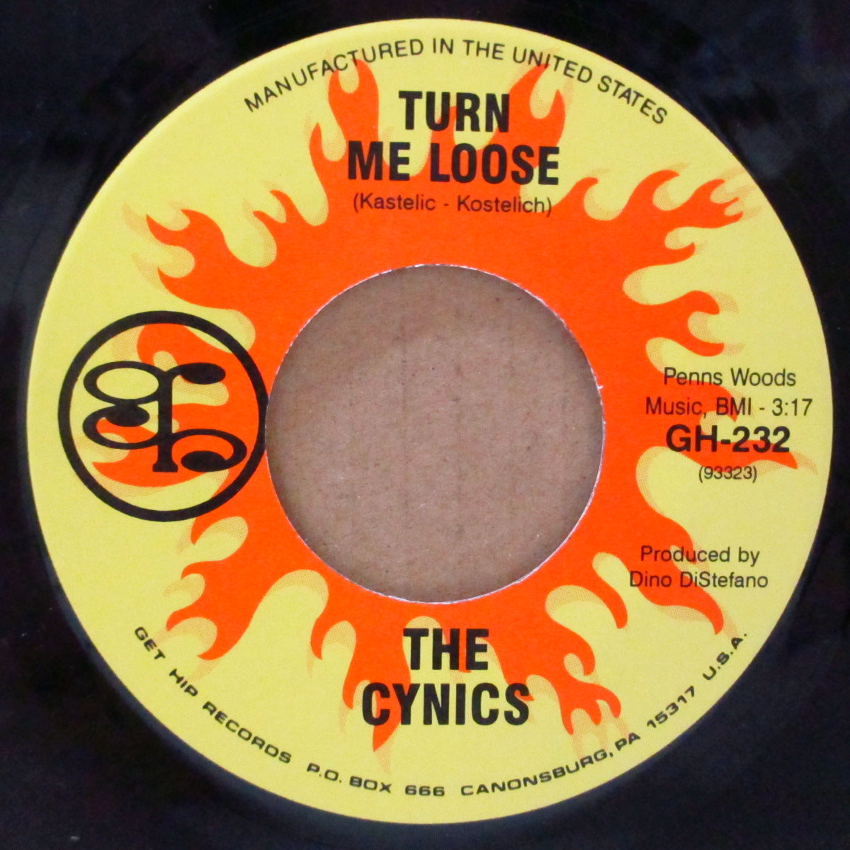 CYNICS, THE (シニクス) - Turn Me Loose (US オリジナル 7"/カンパニースリーブ)