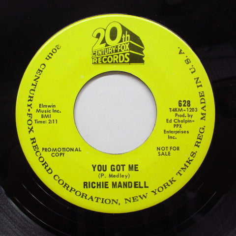 RICHIE MANDELL (リッチー・マンデル) - You Got Me (Promo)