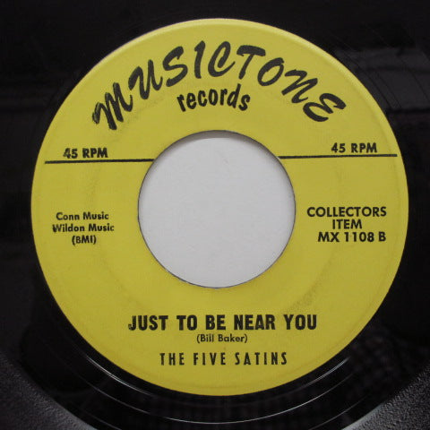 FIVE SATINS (ファイブ・サテンズ) - To The Aisle ('61 Musictone)