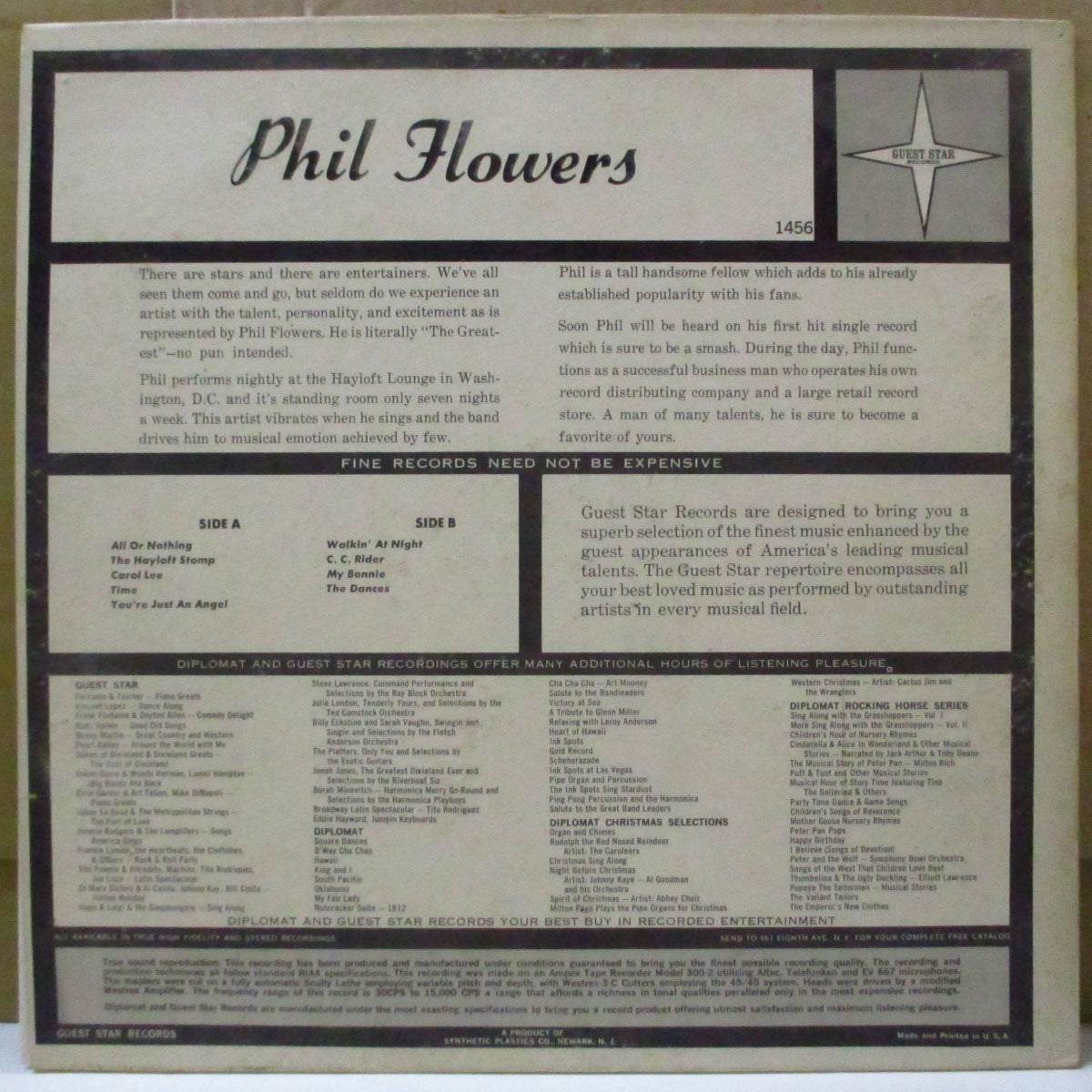 PHIL FLOWERS (フィル・フラワーズ) - I Am the Greatest (US Orig.Stereo LP)
