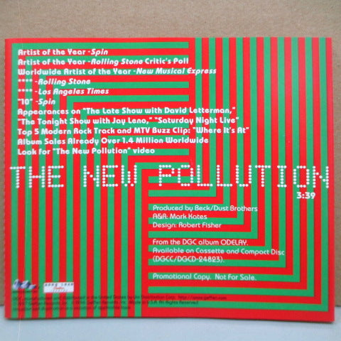BECK-The New Pollution (US Promo.CD)