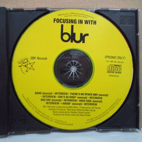 BLUR (ブラー) - Focusing In With Blur (US プロモ CD)
