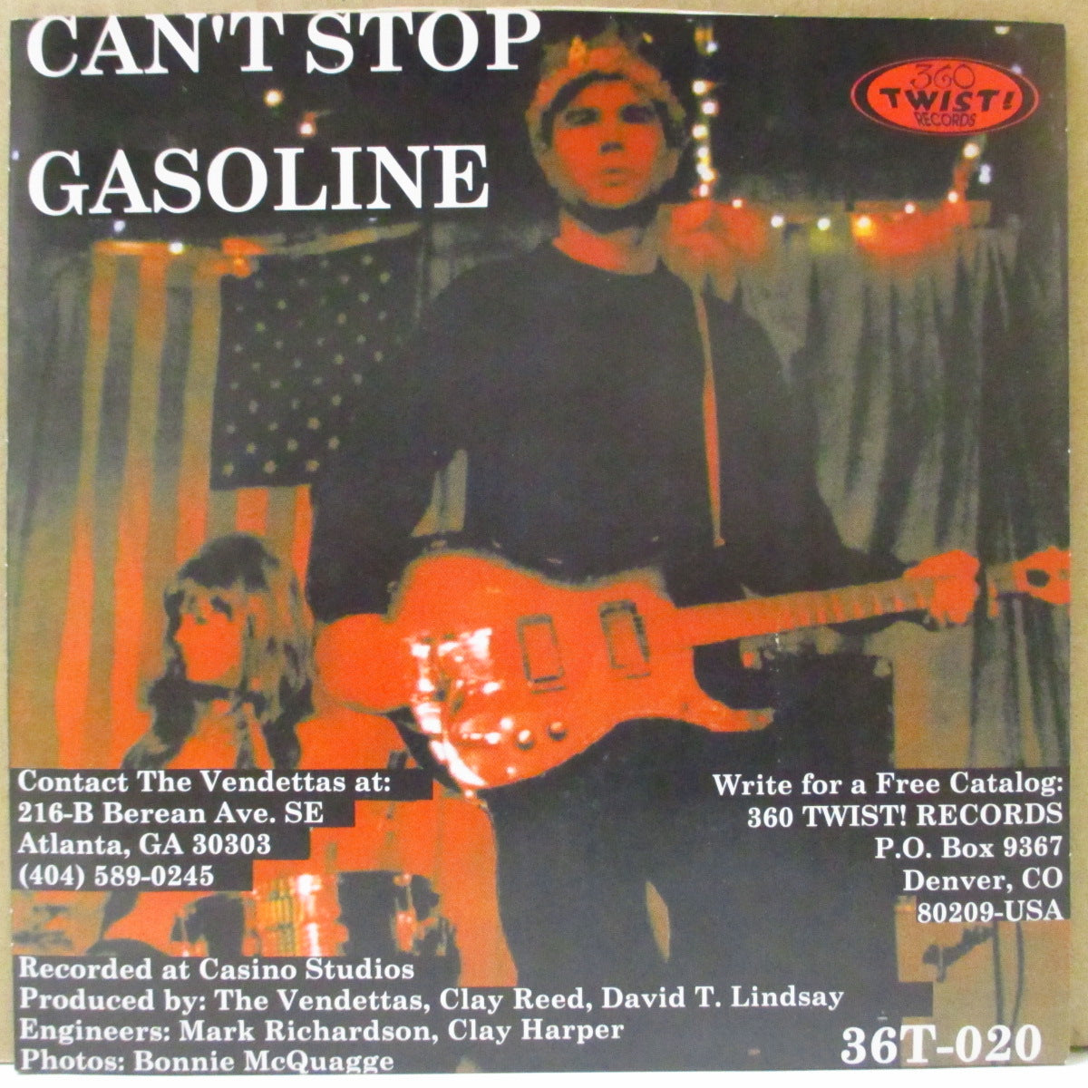 VENDETTAS, THE (ザ・ヴェンデッタス) - Can't Stop (US オリジナル 7")