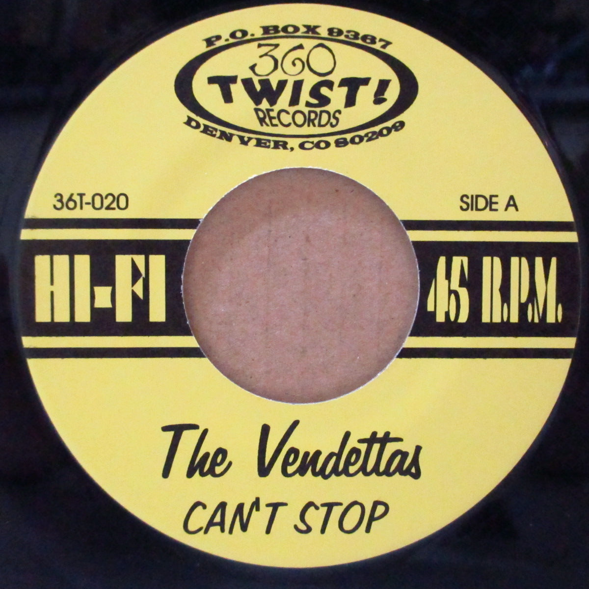 VENDETTAS, THE (ザ・ヴェンデッタス) - Can't Stop (US オリジナル 7")