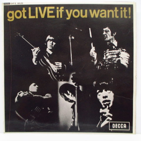 ROLLING STONES - Got Live If You Want It ! (UK 2nd Press EP/CS)