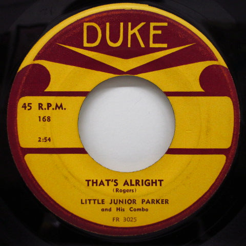 JUNIOR PARKER(LITTLE JUNIOR PARKER) (ジュニア・パーカー)- Pretty Baby / That's Alright