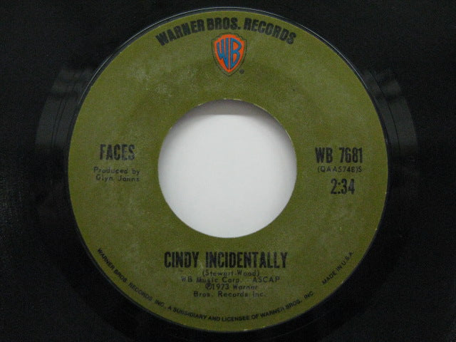FACES - Cindy Incidentally (US Orig.)