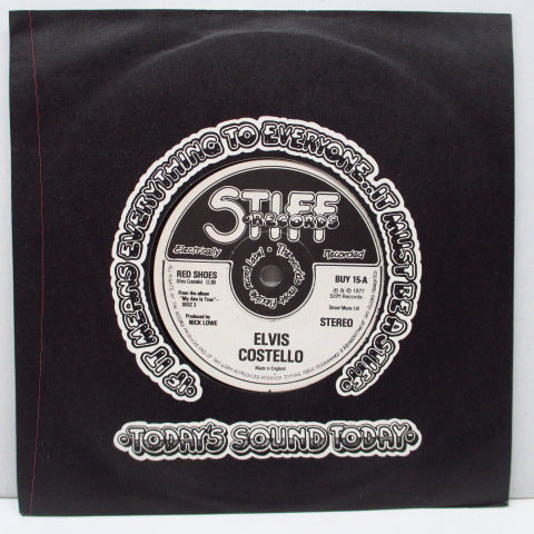 ELVIS COSTELLO - Red Shoes (UK 2nd Press 7"+CS)