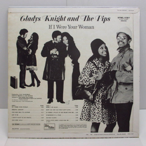 GLADYS KNIGHT & THE PIPS (グラディス・ナイトとピップス) - If I Were Your Woman (UK Orig.Stereo LP/3面CFS)