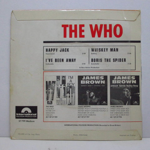 WHO (フー) - Happy Jack (FRANCE Orig.Mono EP)