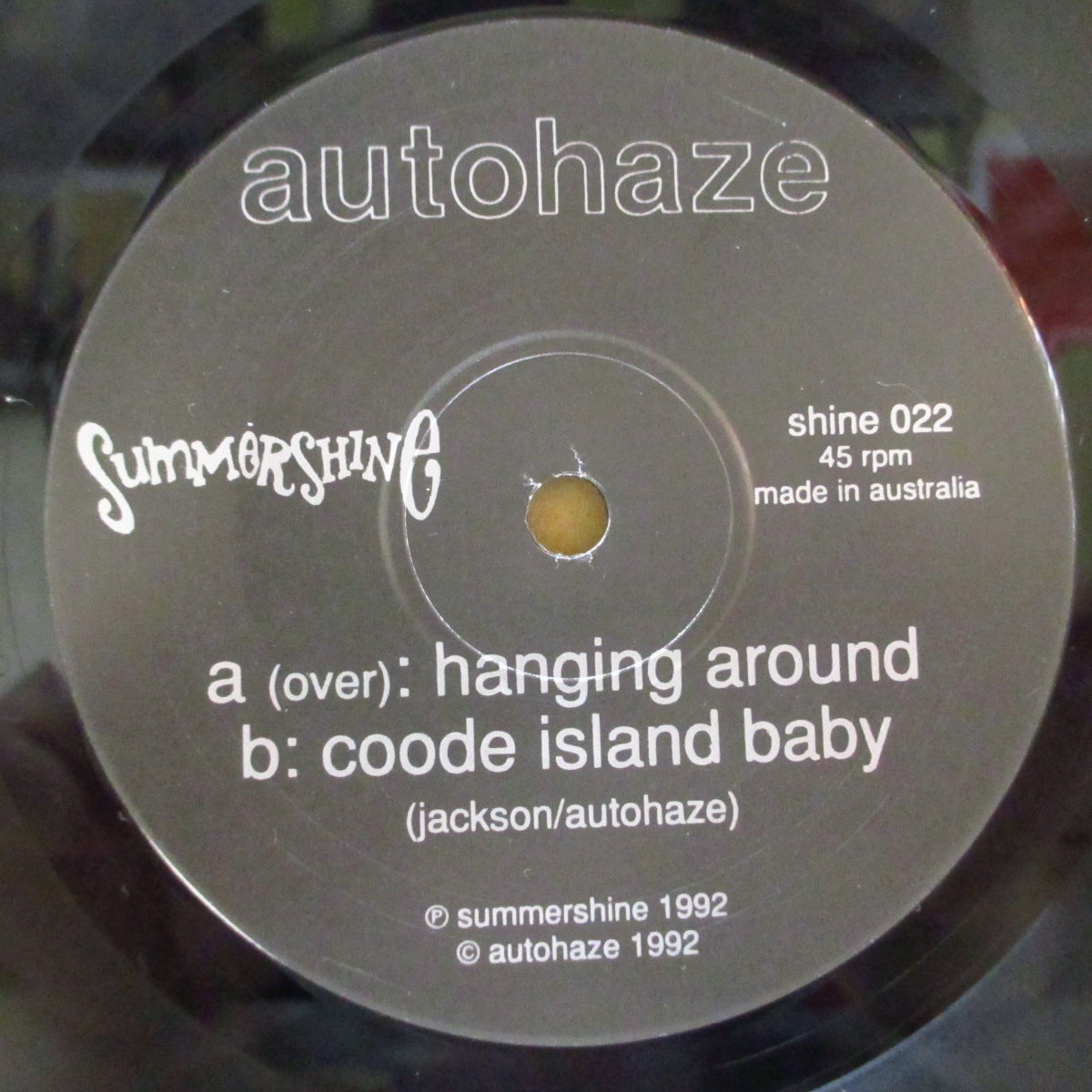 AUTOHAZE (オートヘイズ) - Hanging Around (OZ 750 Limited 7")