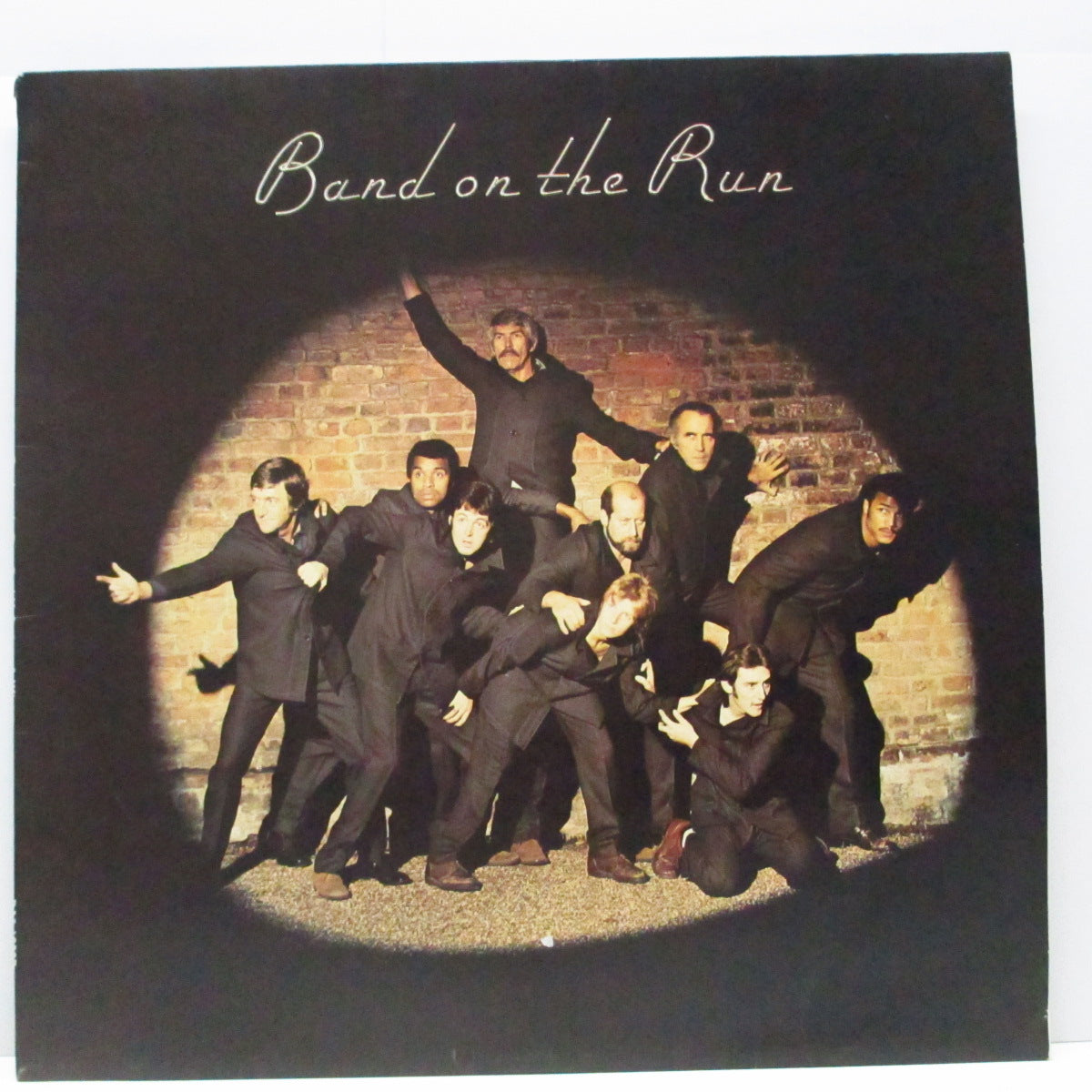 PAUL McCARTNEY & WINGS (ポール・マッカートニー & ウィングス ) - Band On The Run (UK  オリジナル「銀アップルロゴ」ラベ LP+インナー、ポスター/マットジャケ)