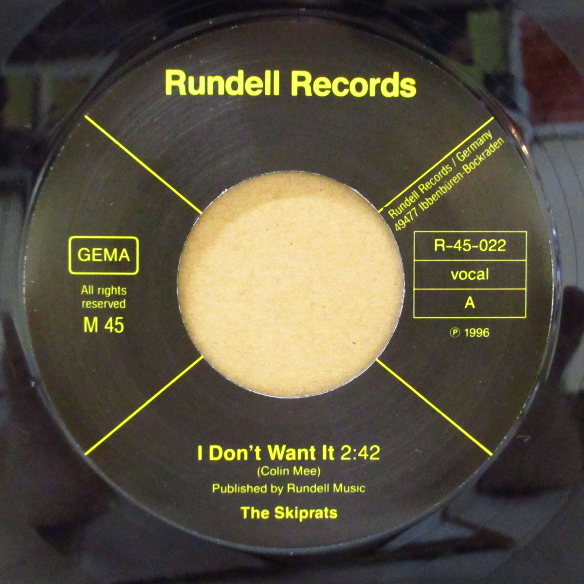 SKIPRATS (スキップラッツ) - Heading Out +2 (German オリジナル 7")