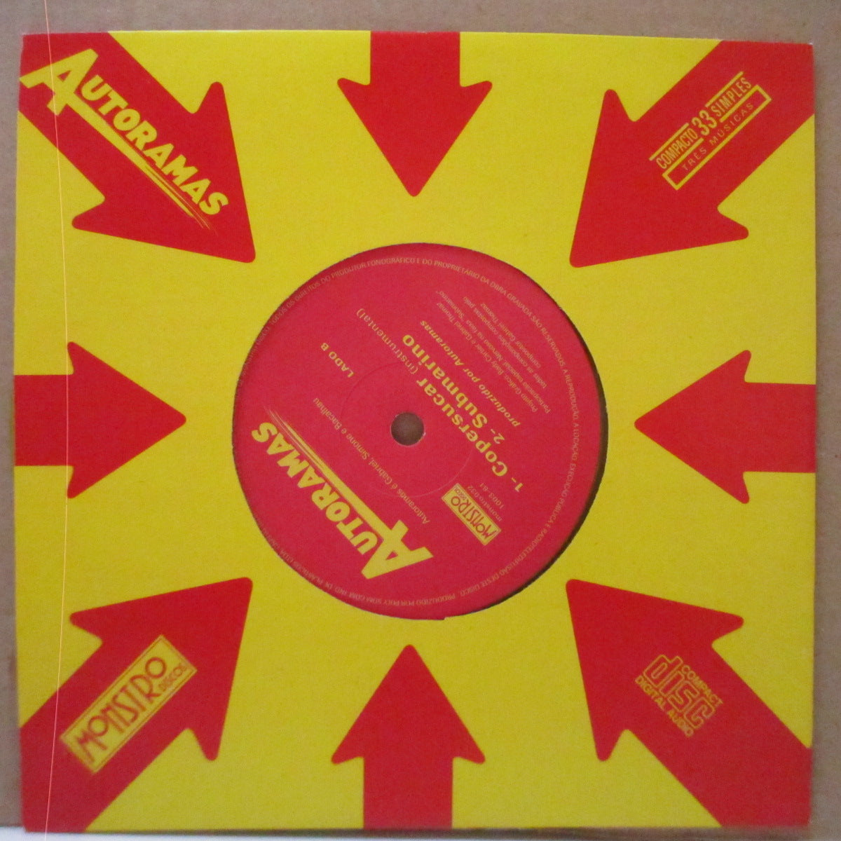 AUTORAMAS - HxCxLx (Brazil Orig.Clear Yellow Vinyl 7"+Die-Cut CVR)