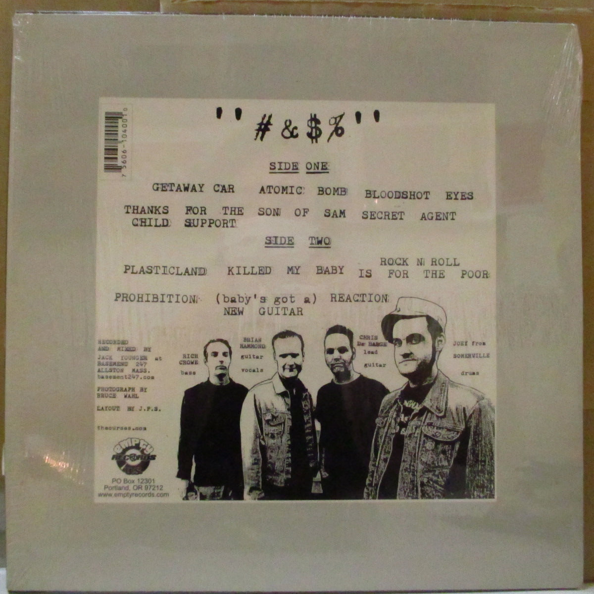 CURSES, THE (カーセズ) - #&$% (US Orig.LP)